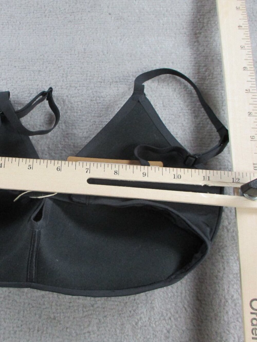 SKIMS Wireless Form Push Up Bra Womens 32DD Onyx Black Plunge Hook & Eye NEW - Picture 5 of 7